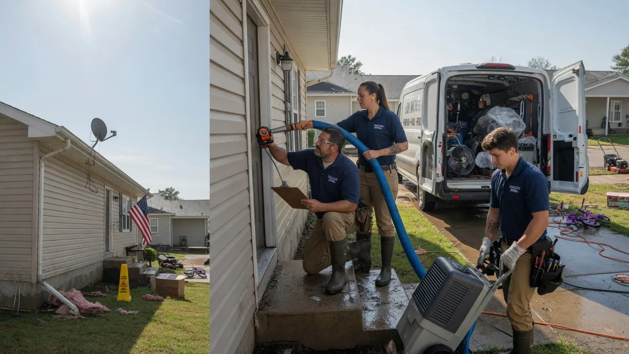 Ceiling Water Damage Restoration in Danville, NH near me